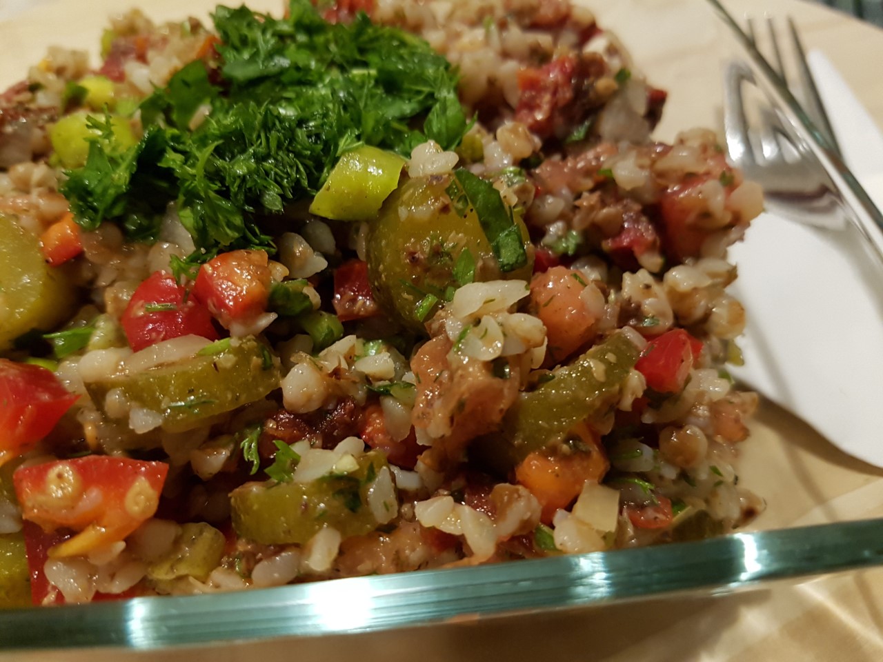Karabuğday Salatası Karabuğday Salatası